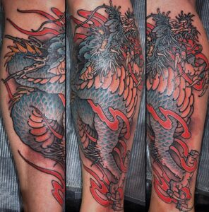 Japanese Dragon Tattoo - Above All Tattoo