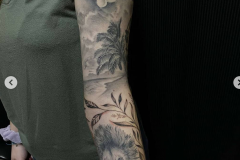 Black and Grey Tattoo  by Bean - Above All Tattoo