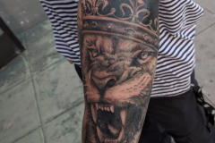 Black and Grey Tattoo  by Bean - Above All Tattoo